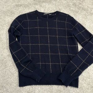 Vince Cashmere checkerboard sweater